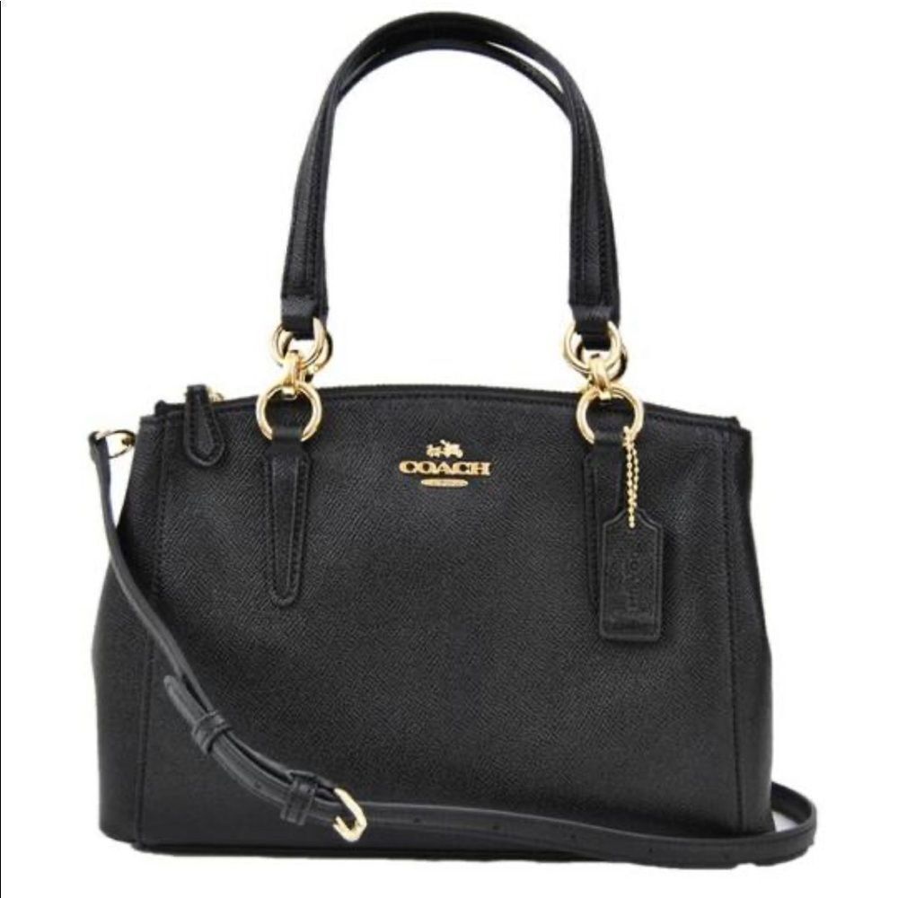 Coach Purse In Black Pebble Leather Nolita Satchel Women’s Bags 35650​​​ - Picture 2 of 16